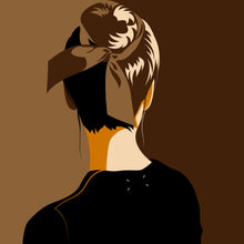 Load image into Gallery viewer, A girl with the ribbon - printing file
